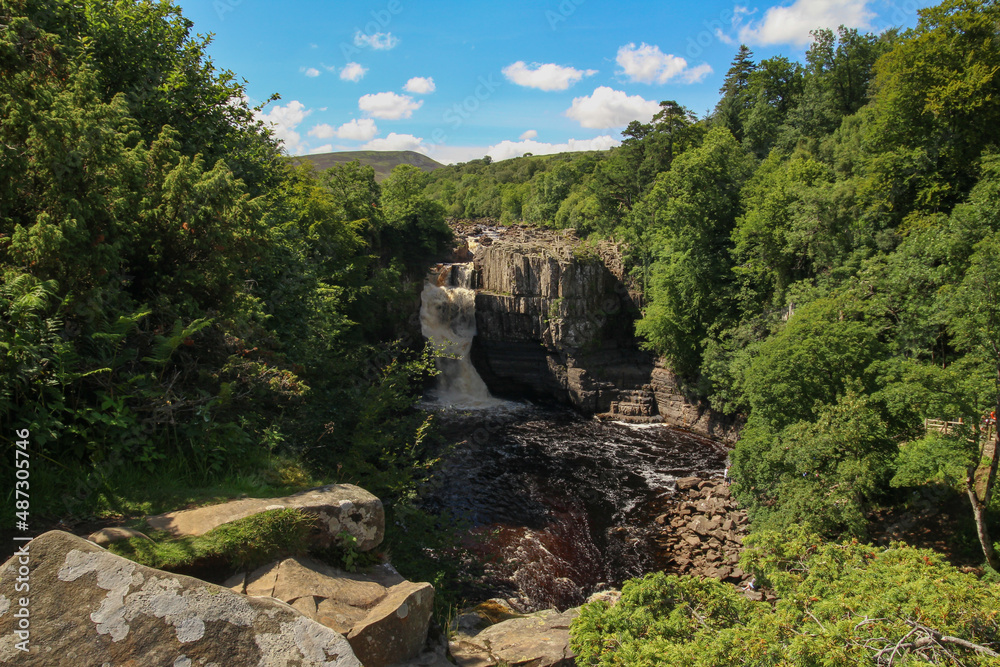 High Force in Upper Teesdale, County Durham