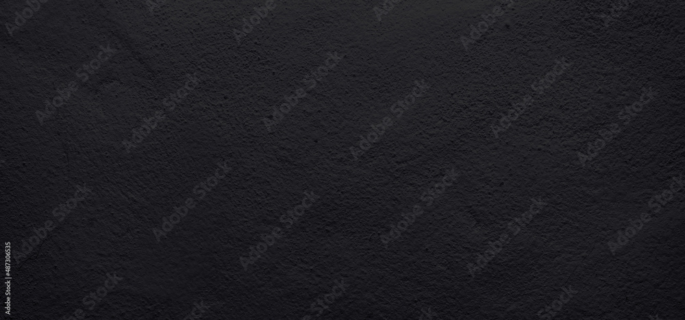 Naklejka premium black gray rough dark wall texture background