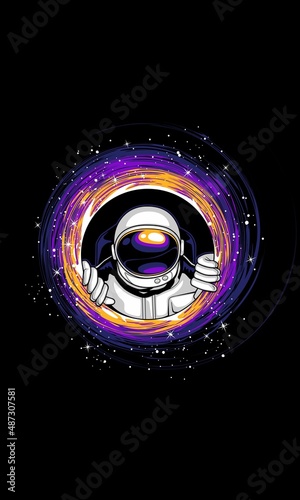 illustration vector astronaut 15