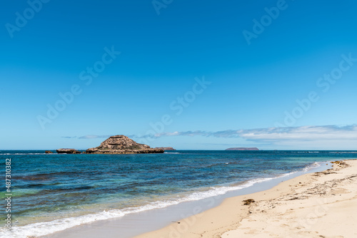 Mokoli i Island from Yorke Peninsula  South Australia