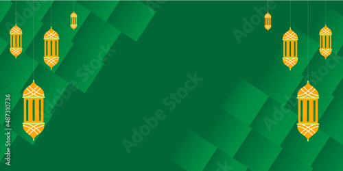 green islamic background