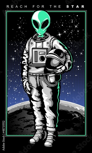illustration vector astronaut 21