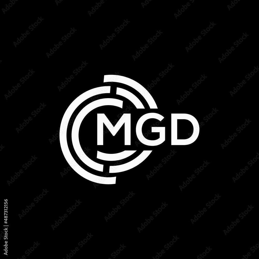 MGD letter logo design on black background.MGD creative initials letter logo concept.MGD vector letter design. MGD letter logo design on black background.MGD creative initials letter logo concept.MGD vector letter design.