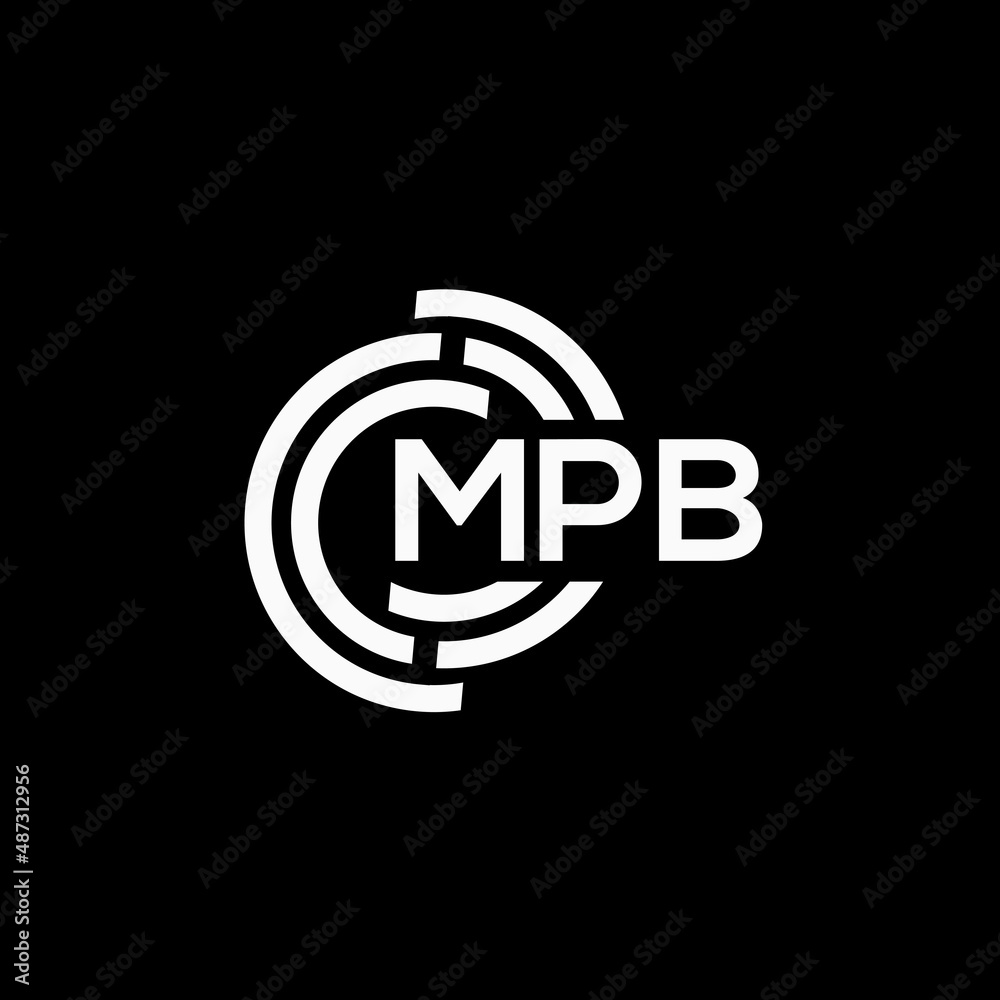 MPB letter logo design on black background.MPB creative initials letter logo concept.MPB vector letter design. MPB letter logo design on black background.MPB creative initials letter logo concept.MPB vector letter design.