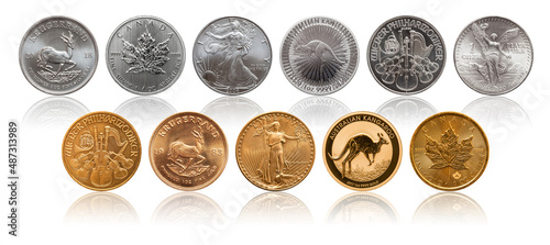 gold silver bullion coins one ounce of fine