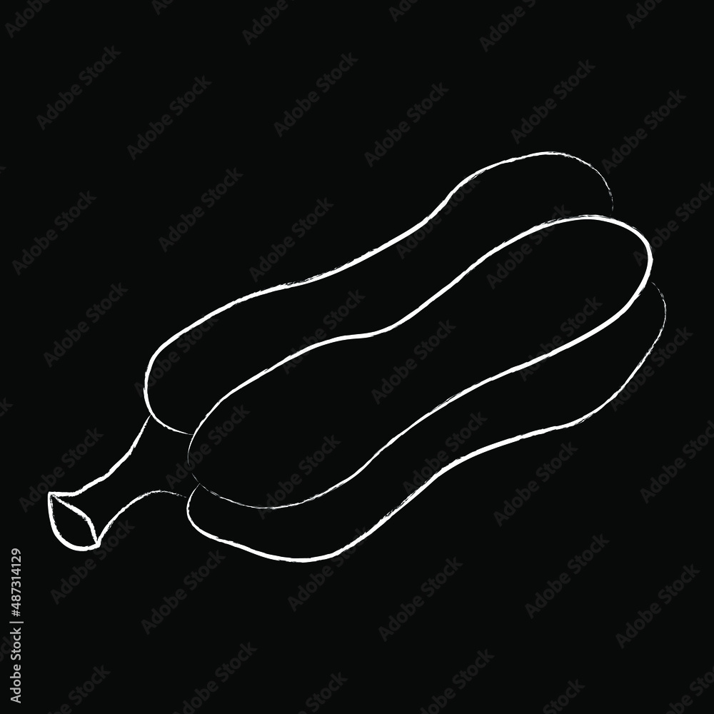 Pumpkin icon vector illustration. Autumn Halloween or Thanksgiving pumpkin symbol in flat design, simple, outline silhouette isolated on black background Pumpkin icon vector illustration. Autumn Halloween or Thanksgiving pumpkin symbol in flat design, simple, outline silhouette isolated on black background