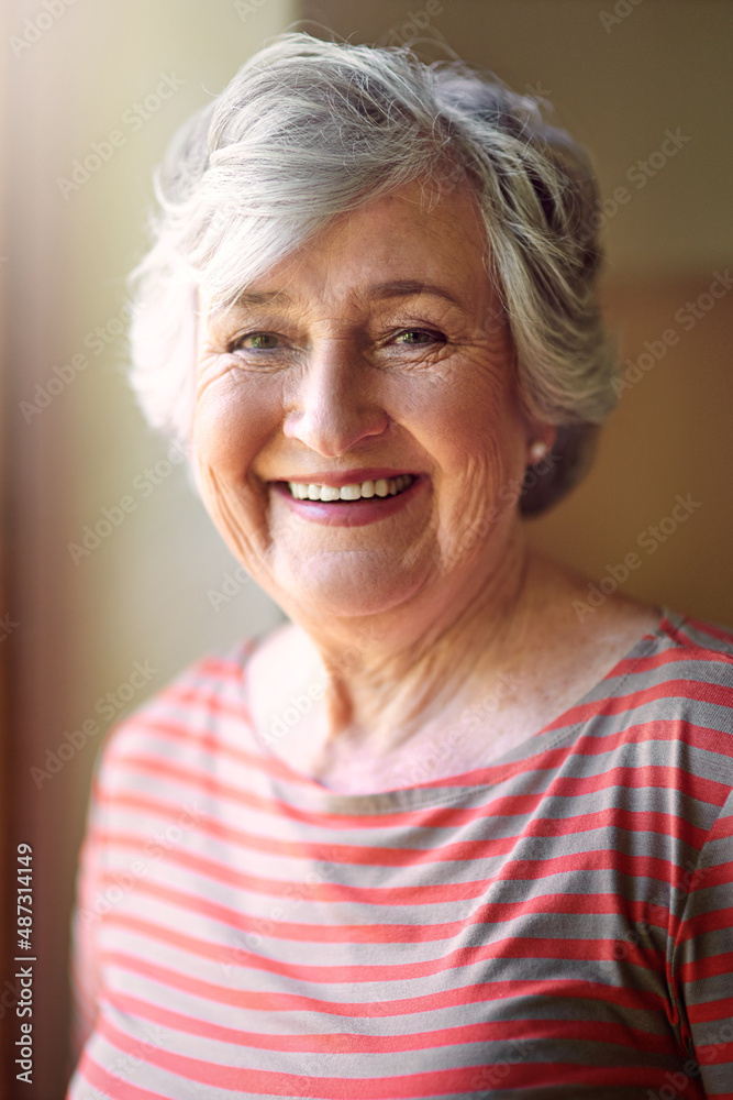 Age is a matter of feelings, not years. Shot of a senior woman relaxing at home. Age is a matter of feelings, not years. Shot of a senior woman relaxing at home.