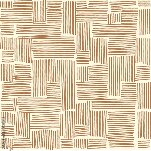 Elegant hand drawn boho doodle print seamless pattern  endless repeat