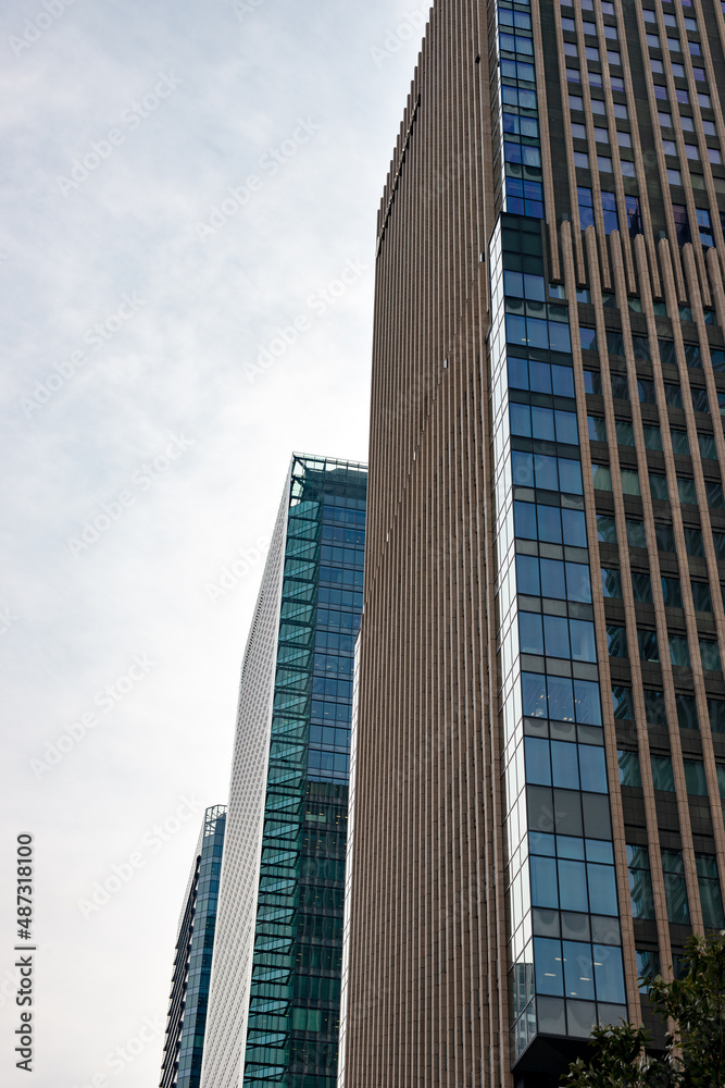 Skyscrapers in the Kita ward of Osaka city Skyscrapers in the Kita ward of Osaka city