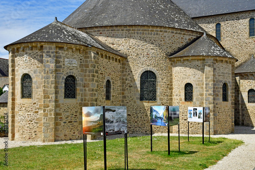 Saint Gildas de Rhuys, France - june 6 2021 : Saint Gildas abbey photo