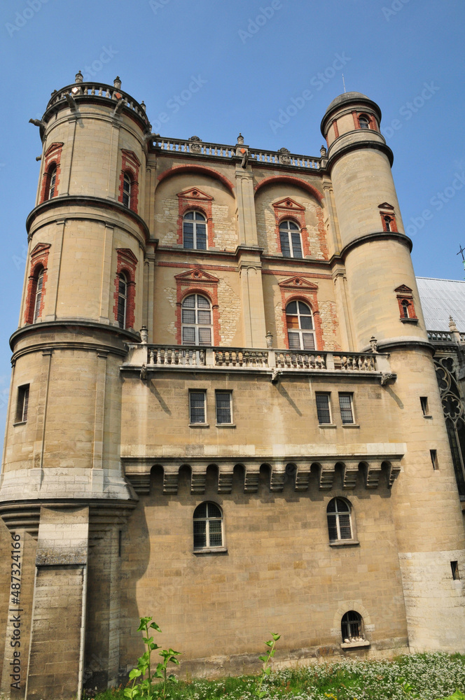 Saint Germain en Laye, France - april 3 2017 : renaissance castle