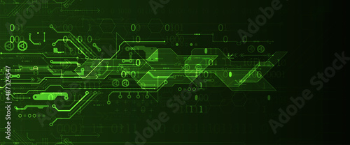 Abstract background on technological and scientific topics. Various techno details. Vector format.