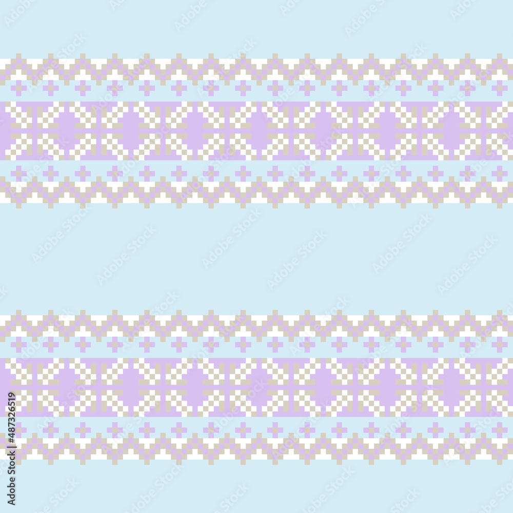 Christmas Fair Isle Seamless Pattern Design