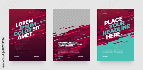 Poster layout design for tournament, invitation, awards or cup. Layout design template with geometric shapes. Championship in Qatar. Sports background trend 2022.