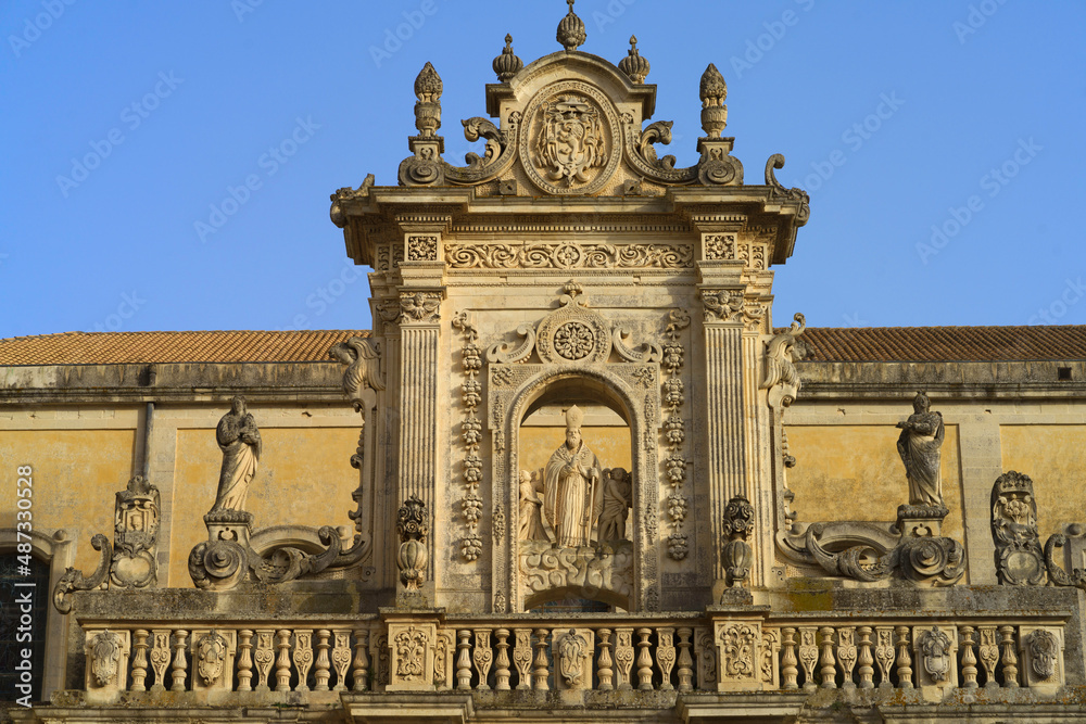 Lecce, Apulia, Italy: historic buildings in the cathedral square