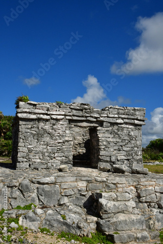 Tulum; United Mexican State - may 20 2018 : pre Columbian site