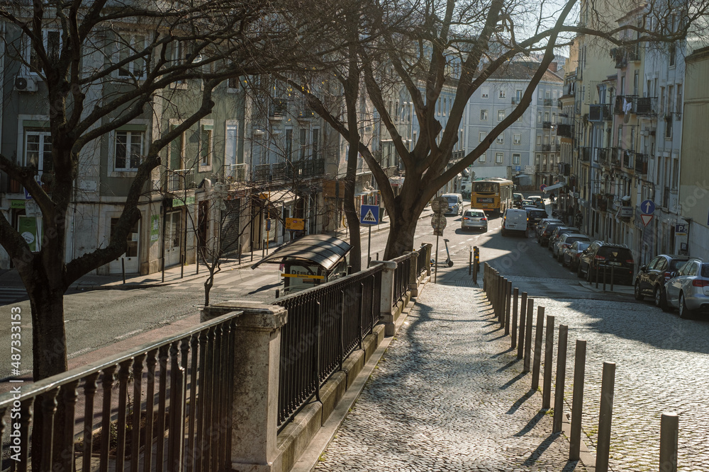 Lisbon, street in the city