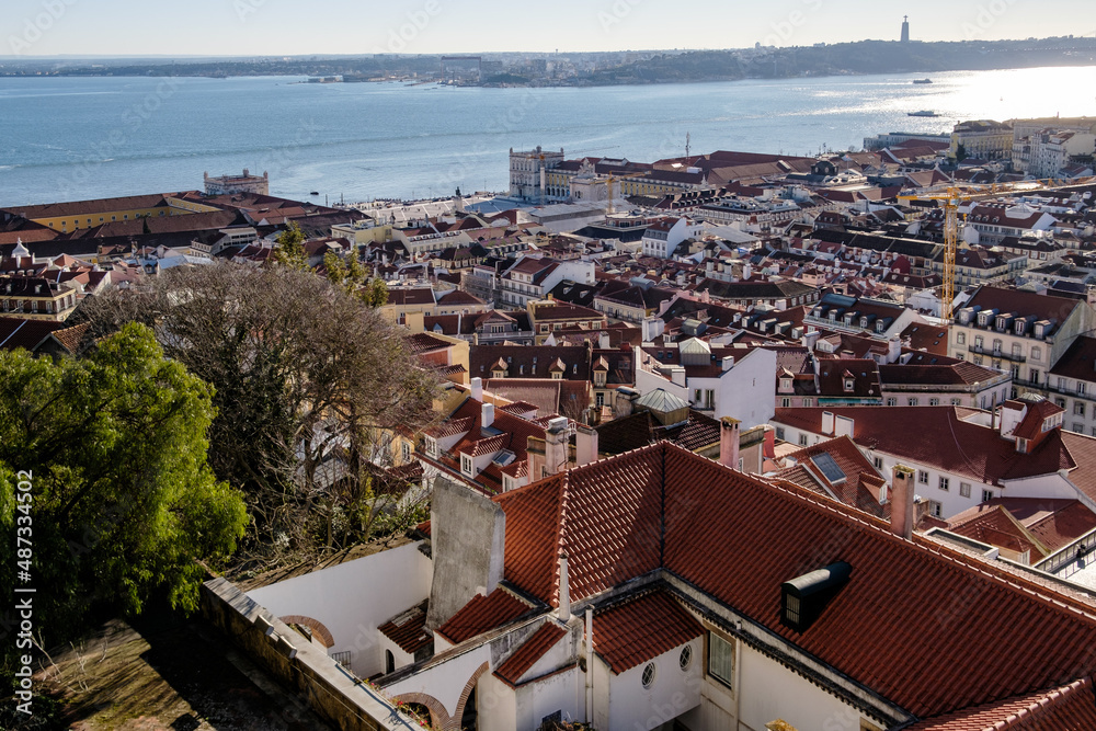 Lisbon panorama, Castelo de São Jorge