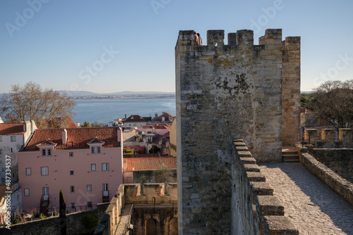 Obraz na płótnie Lisbon, Castelo de São Jorge w salonie
