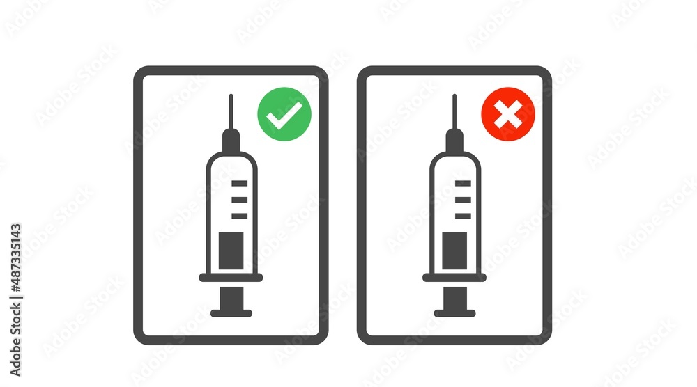 Vaccine Check icon set. Vector edtable isolated set of illustrations Vaccine Check icon set. Vector edtable isolated set of illustrations