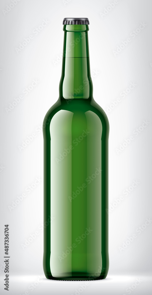 Color Glass Bottle on background. Color Glass Bottle on background.