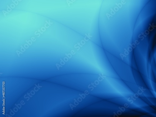 Dark art horizontal blue design