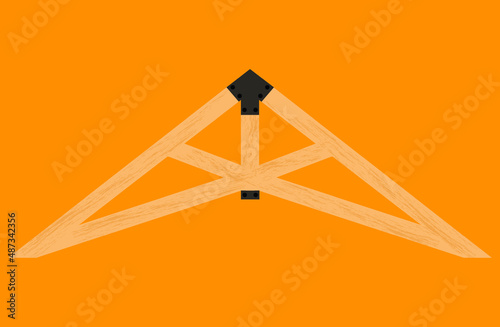 white plug expansion anchor on yellow background 