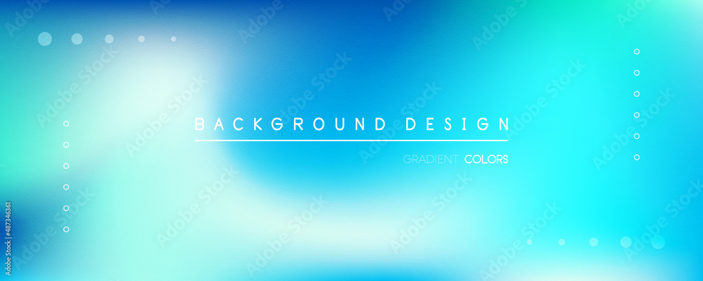 Abstract blurred bokeh light gradient background. Colorful smooth banner template. Mesh backdrop with bright colors. Vector