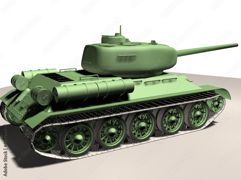 3d soviet tank t-34 of the second world war 3d soviet tank t-34 of the second world war