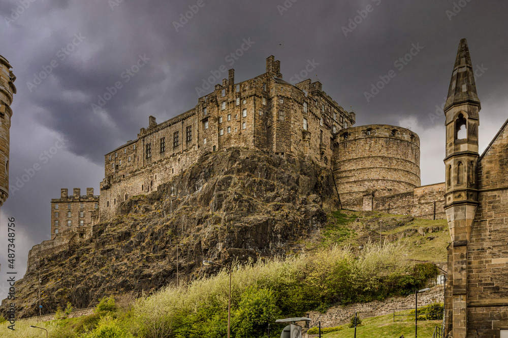 View of Edinburgh castle