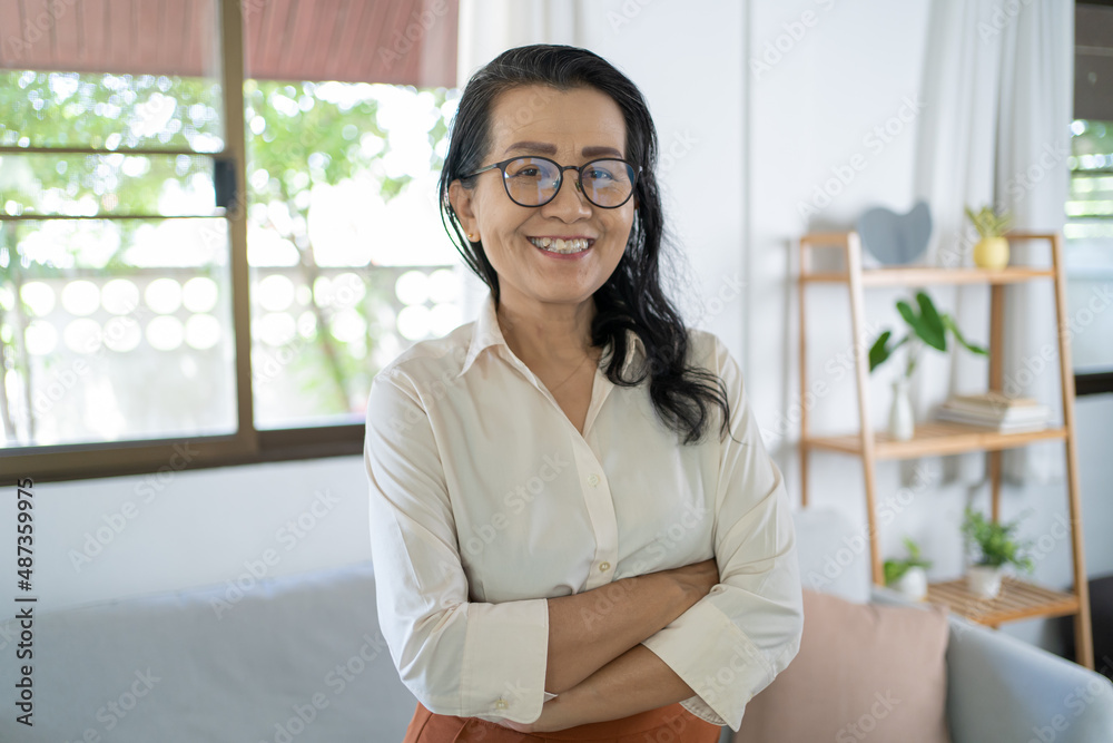 Portrait of Senior asian woman beautiful older woman smiling. Middle age mature asian woman Portrait of Senior asian woman beautiful older woman smiling. Middle age mature asian woman