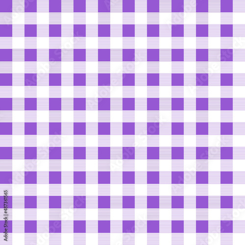 Seamless Colorful Checkered Flannel patterns of square for background.