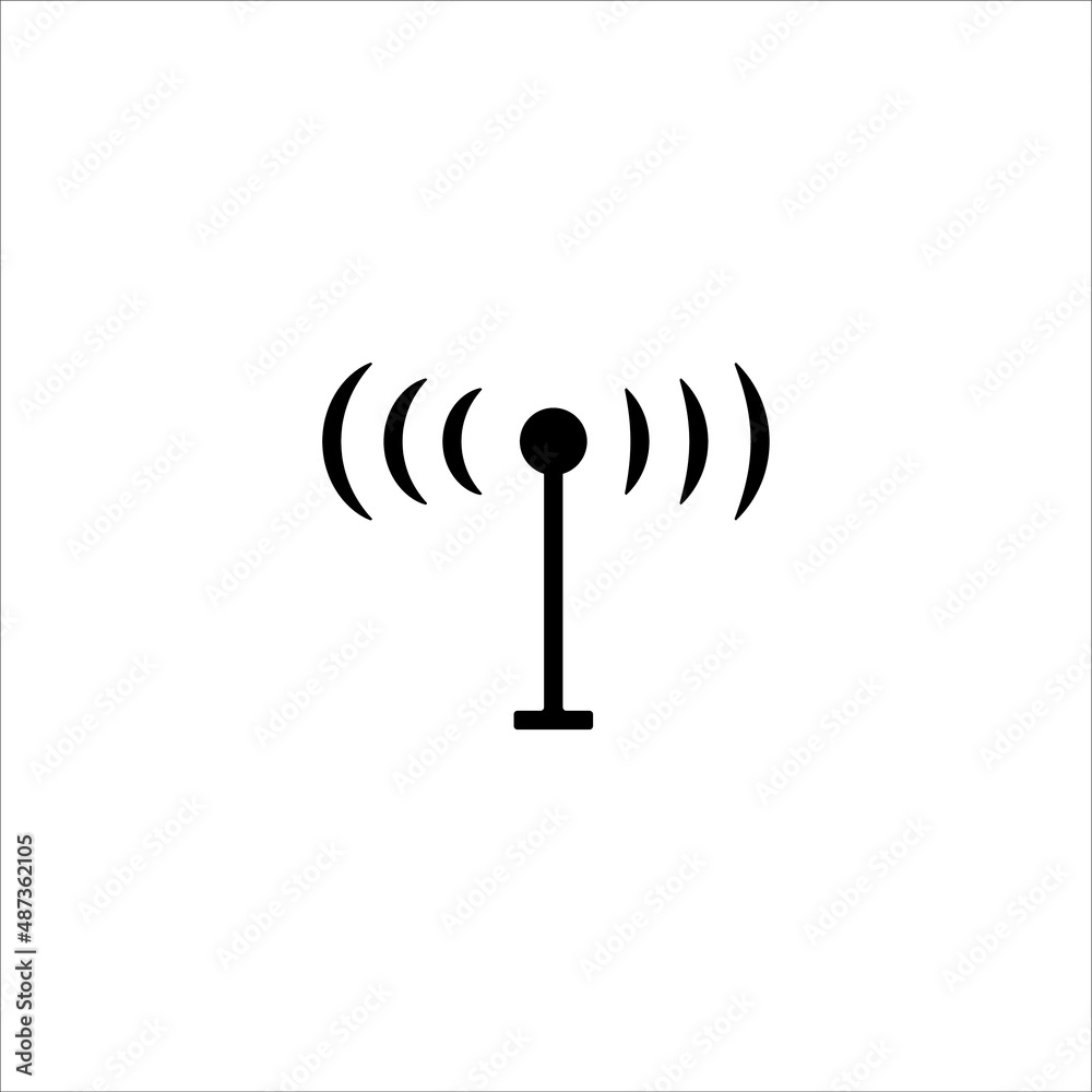 Antenna, signal illustration signal icon