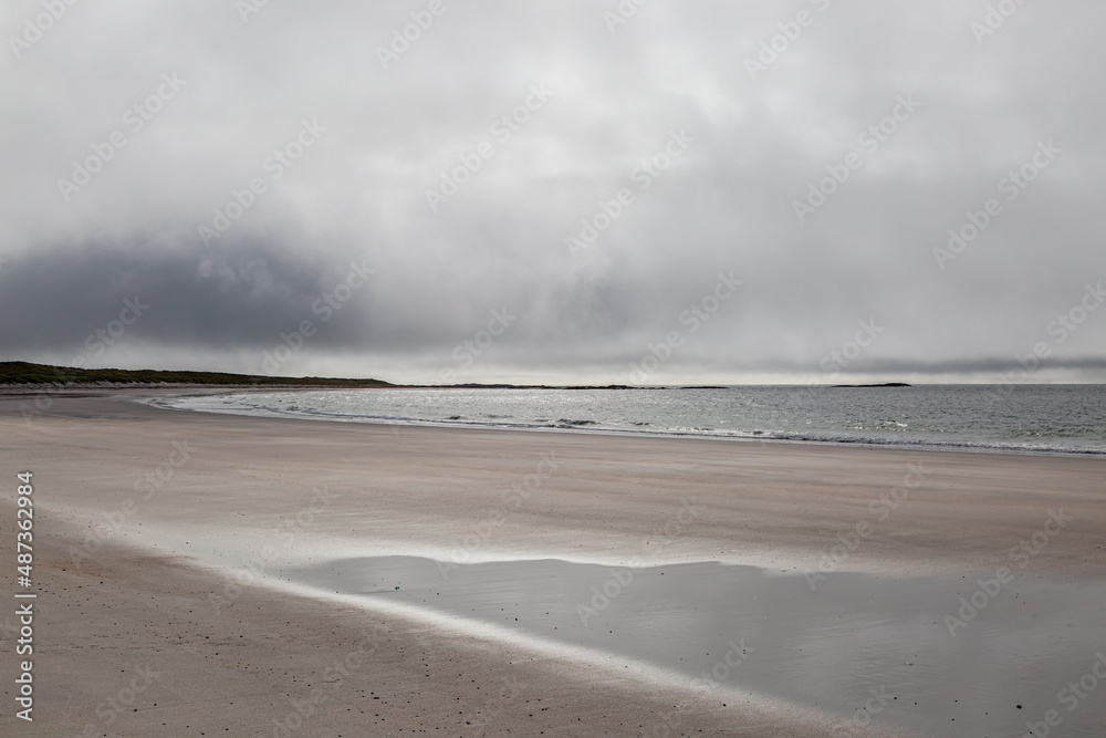 A sandy beach on the island of North Uist in the Western Isles A sandy beach on the island of North Uist in the Western Isles