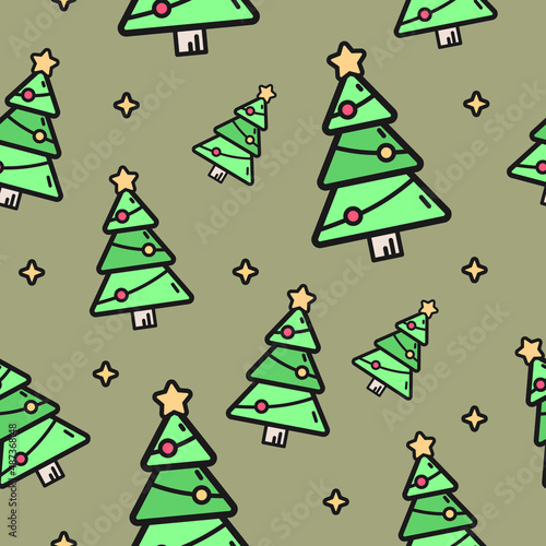 christmas seamless pattern