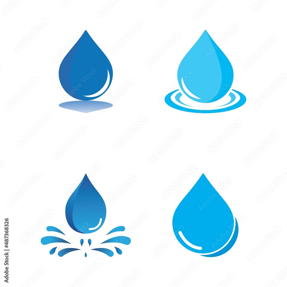 Water drop Logo Template vector Water drop Logo Template vector