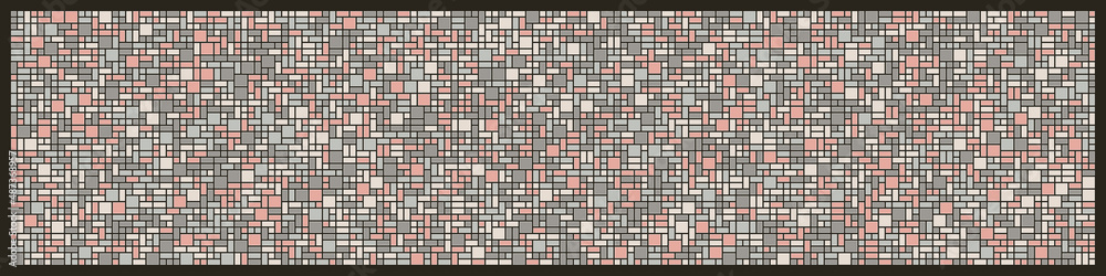 Fototapeta premium Offset Quads generative art background art illustration