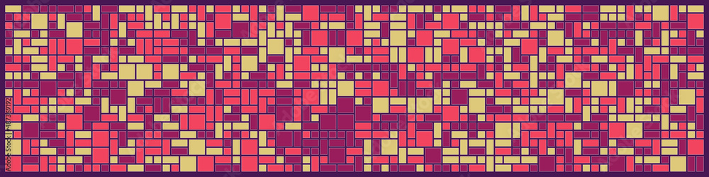 Offset Quads generative art background art illustration Offset Quads generative art background art illustration