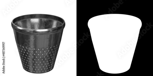 Wallpaper Mural 3D rendering illustration of a tailor thimble Torontodigital.ca