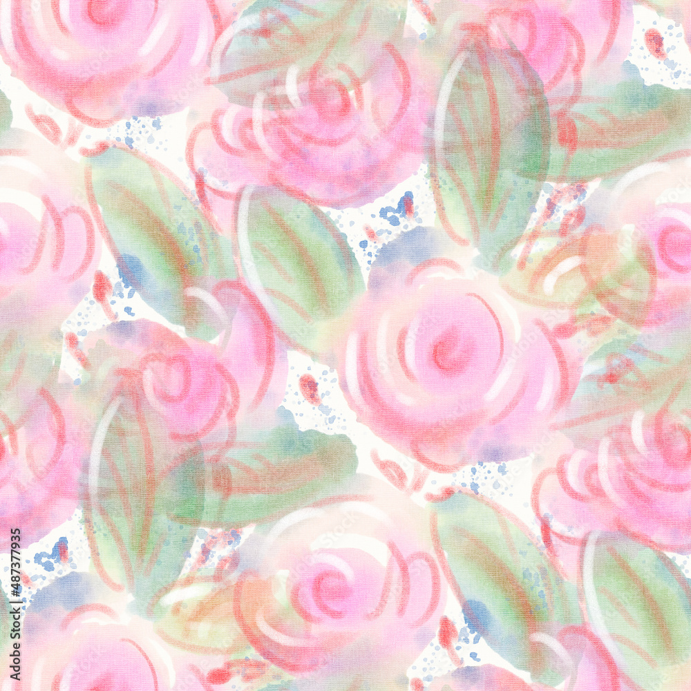 Seamless pattern with flowers Seamless pattern with flowers
