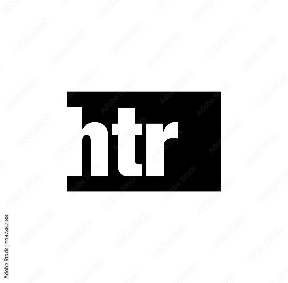 HTR company name initial letters monogram. HTR company name initial letters monogram.