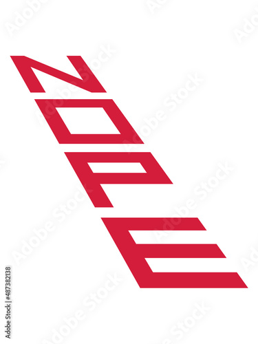 Perspektivisch Nope Logo 