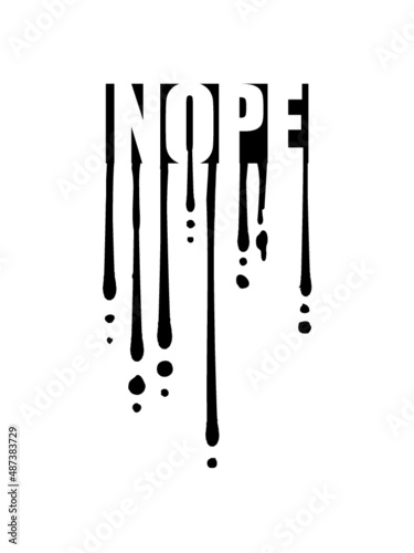 Nope Tropfen Logo 