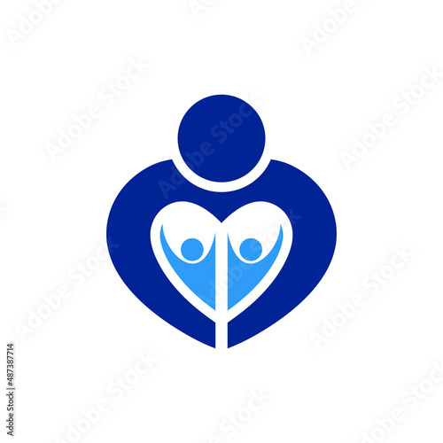 Parents Care Logo can be use for icon, sign, logo and etc