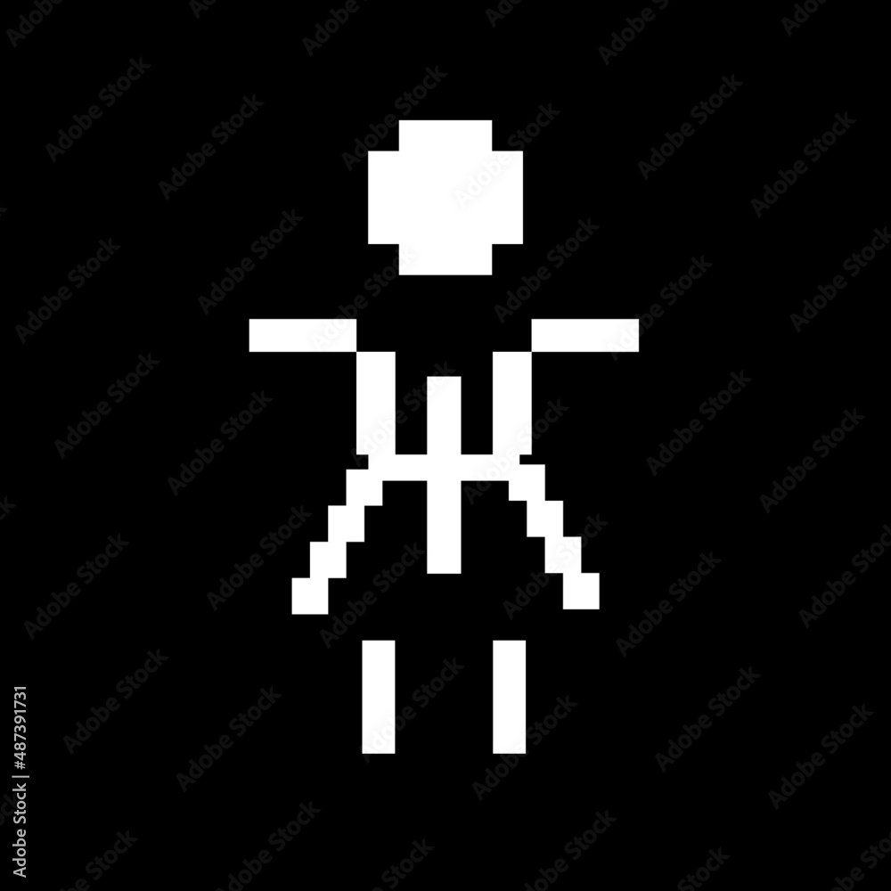 Fototapeta premium pixel icon