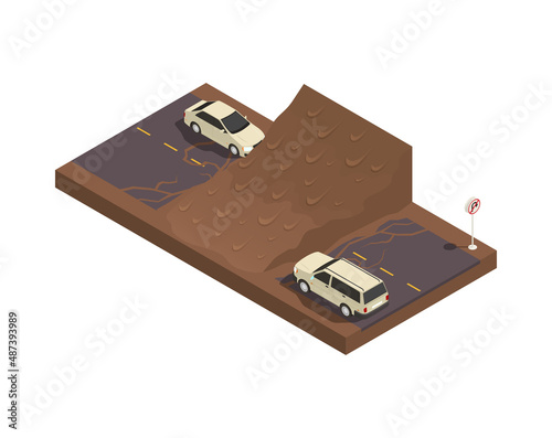 Mud Flood Road Composition