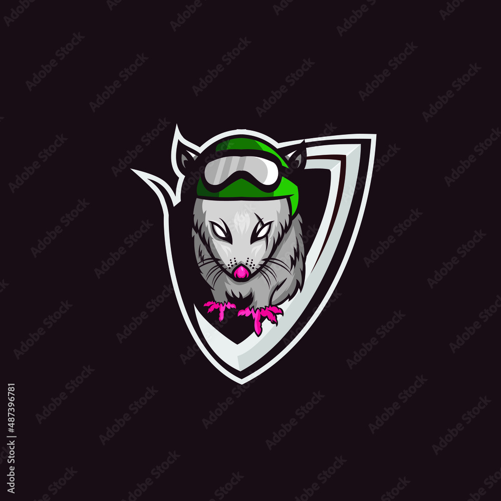 bilby mascot logo gaming vector esports bilby mascot logo gaming vector esports
