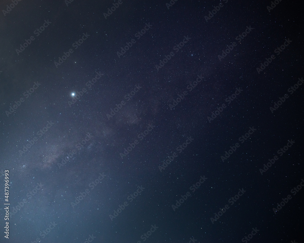 Fototapeta premium Milky way,galaxy,cosmos on dark sky