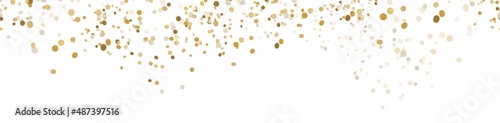 seamless golden confetti background