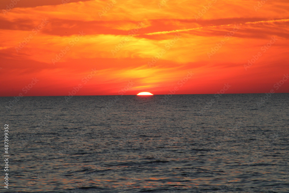 Sunset at Coquina Beach Park 02112022-07